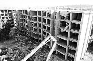 昆明一處經適房未完工將拆除 被諷為最短命