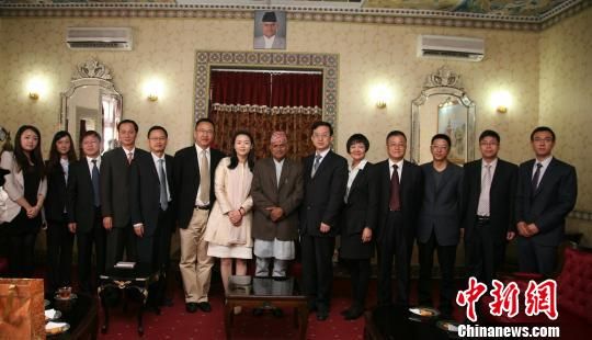 尼泊爾總統(tǒng)會見中國云南新聞代表團