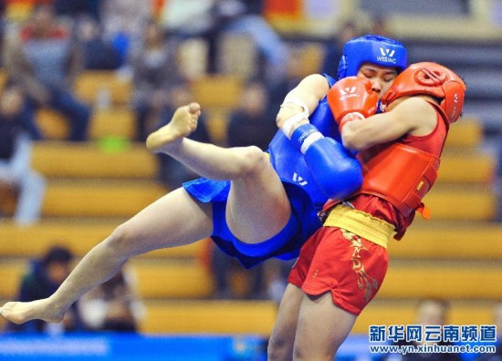 全國武術散打冠軍賽賽況 云南隊進入決賽