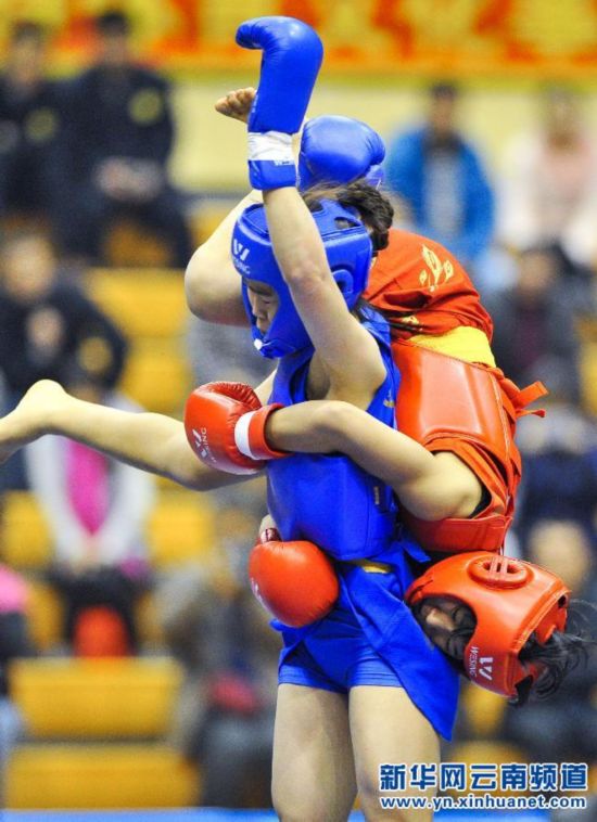 全國武術散打冠軍賽賽況 云南隊進入決賽