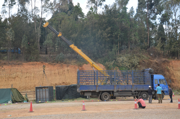 9米大車送犀牛“回家”