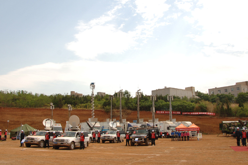 2013年中國移動西南大區應急通信演練在昆舉行