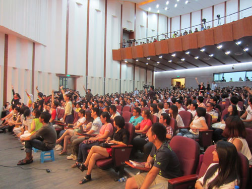 柳傳志做客西南聯大講壇