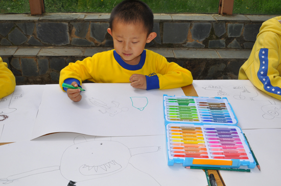 挽留熊貓1周年慶典啟動 30名小朋友畫熊貓