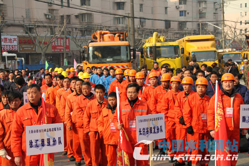 上海排水行業冒寒組織“百團大戰”解民憂