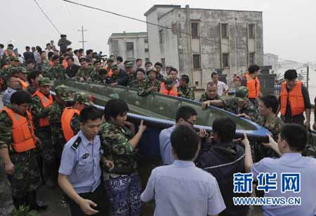 浙江省12萬多人緊急轉移避險 209萬人因持續暴雨受災