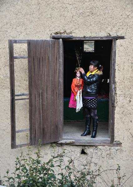 傳統木偶戲進山鄉 傳統文化迎新春