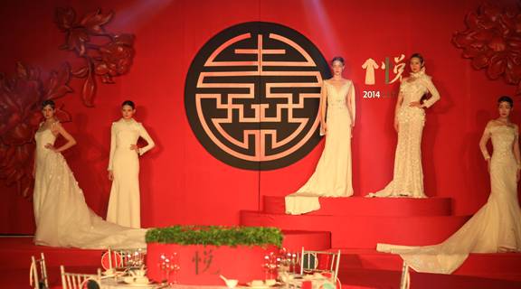 將幸福傳承 讓喜悅長存杭州 JW萬豪酒店舉行2014“悅”主題春季時尚婚禮發布會