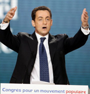 Sarkozy takes over French ruling party, eyes presidency