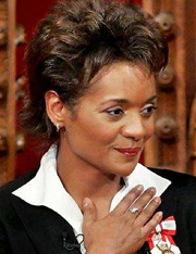 Tears, smiles mark Michaelle Jean's swearing-in