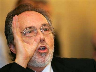 Swiss politician Dick Marty is seen in Bucharest November 25, 2005.