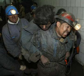 Vice-Premier Zeng Peiyan told top legislators yesterday that the central government will take action to tackle coal mine safety.