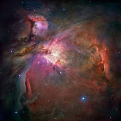 Failed stars, baby stars and vast cosmic canyons of dust and gas were on display in this new Hubble Space Telescope image of the Orion Nebula released on January 11, 2006. The image, taken by the Advanced Camera for Surveys (ACS) aboard NASA's Hubble Space Telescope, represents the sharpest view ever taken of this region, called the Orion Nebula.