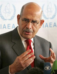 The U.N. nuclear watchdog on Saturday reported Iran to the U.N. Security Council in a resolution expressing concern Tehran's nuclear program may not be "exclusively for peaceful purposes."