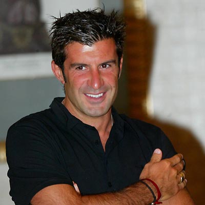 Figo at welcoming feast 