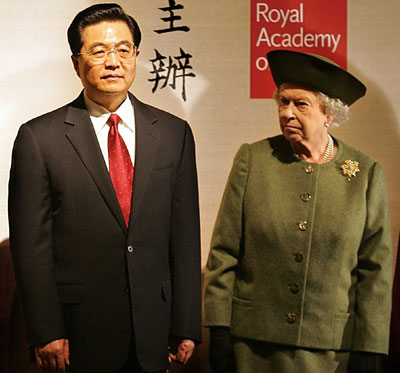 Hu, Blair meet in London