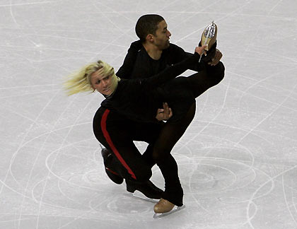 Figure skating practice