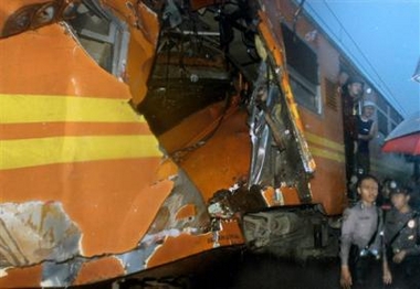4 killed, over 60 injured in train collision in Indonesia