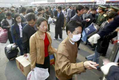 Spring festival traffic peak