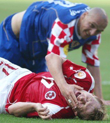 Croatia forced to 0-0 by Ten-man Switzerland
