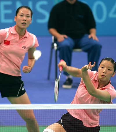 Women's badminton final