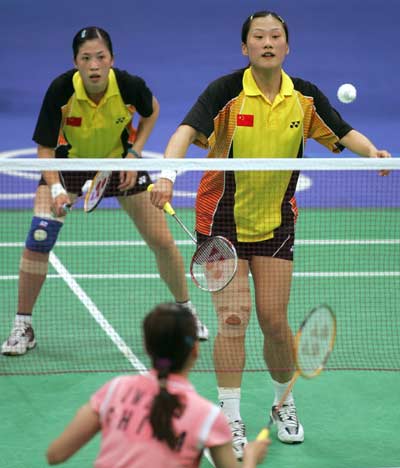 Women's badminton final