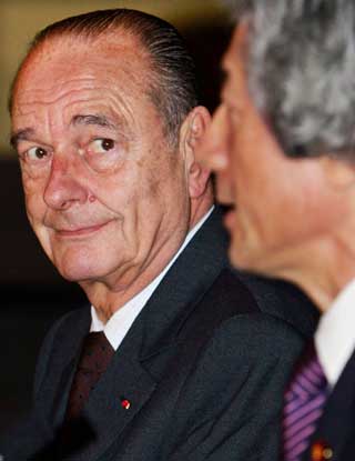 Chirac: Desire to lift EU arms ban 'legitimate'