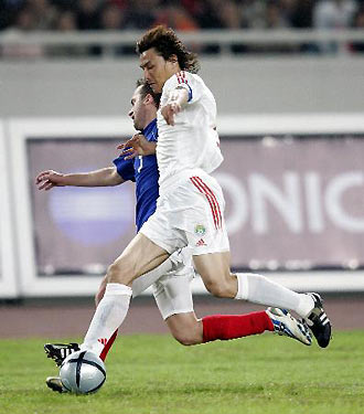 Serbia-Montenegro beats China 2-0 in soccer friendly