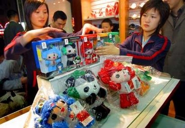 Olympic mascots to help firms cash in