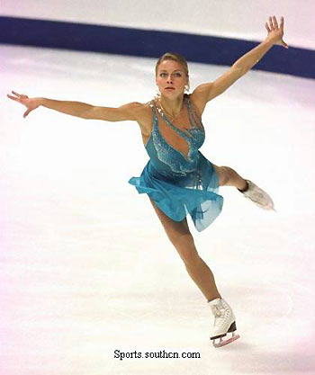 Russia's figure skater Viktoria Volchkova