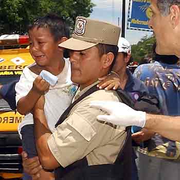 Three children killed in Paraguayan bus collision