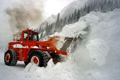 Snowslide in Xinjiang