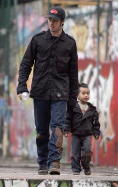 Brad's Buddhist tattoo shows love for maddox