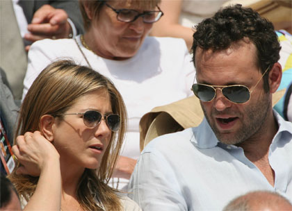 Jennifer Aniston and Vince Vaughn 