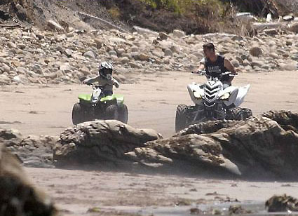 Brad Pitt's action-packed day with Maddox