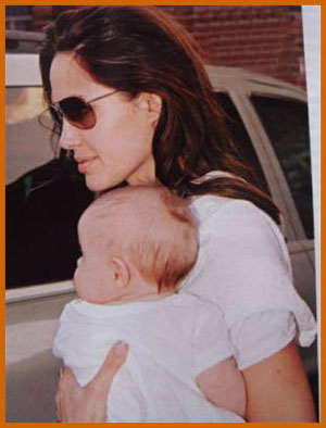 The very first Jolie-Pitt family photo