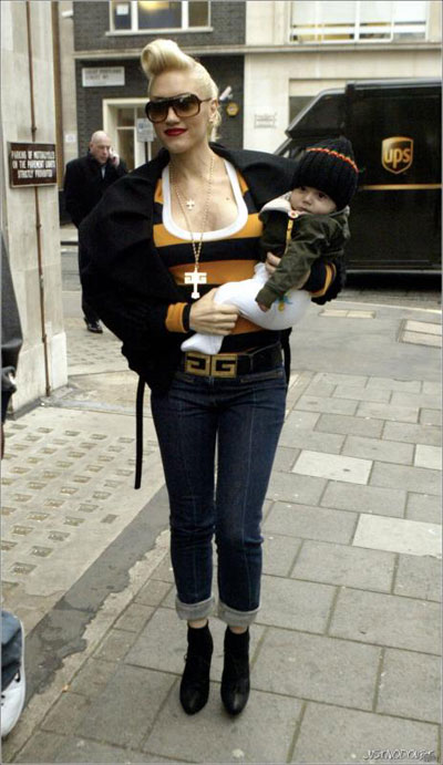 Gwen Stefani and Kingston make the rounds