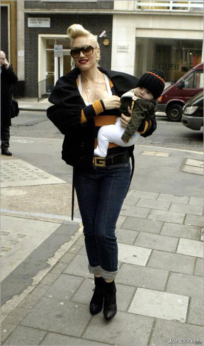 Gwen Stefani and Kingston make the rounds