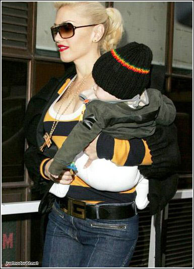 Gwen Stefani and Kingston make the rounds