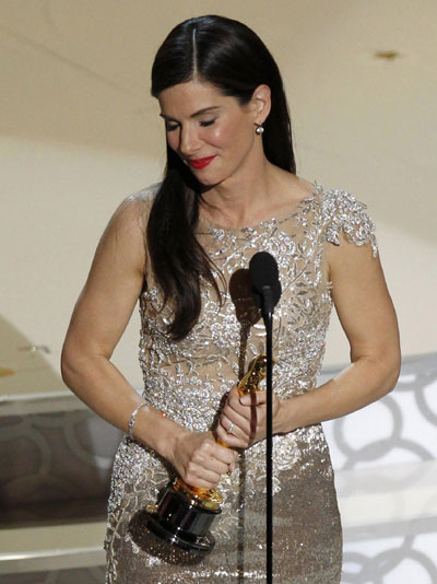 Sandra Bullock wins best actress