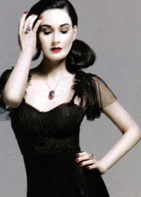 Dita von Teese on Harper's Bazaar