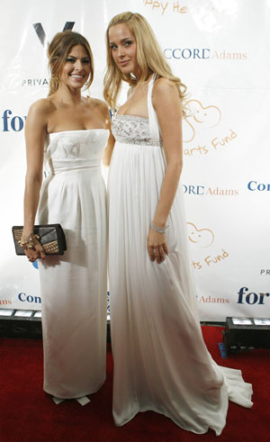 Celebs arrive for a gala of Nemcova's 