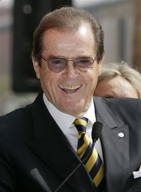 Roger Moore writing about Bond films