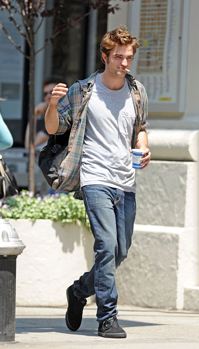 Robert Pattinson on Location for