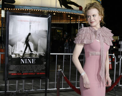 Nicole Kidman,Cruz and Fergie arrive at screening of film