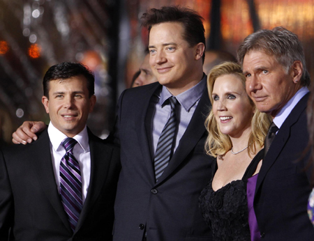 Cast members arrive at premiere of CBS Film's 