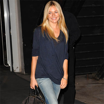 Belly dancer Sienna Miller