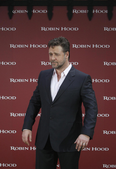 Russell Crowe at promotion of movie 