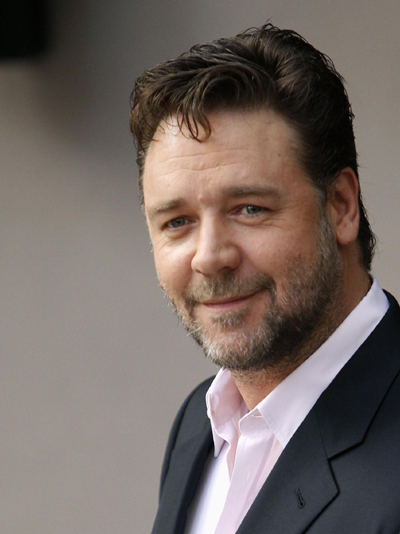 Russell Crowe at promotion of movie 