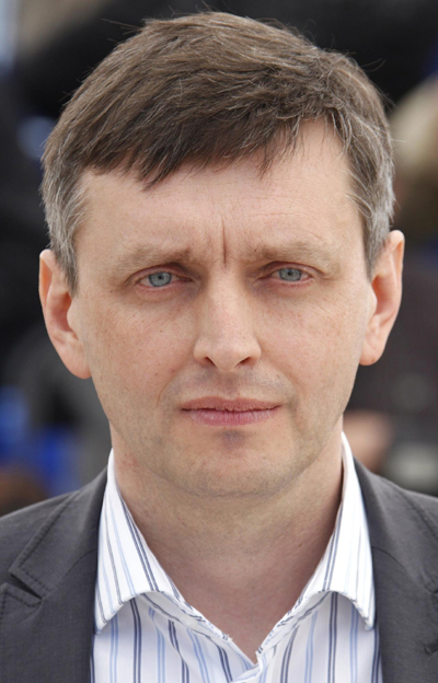 Cast members arrive on red carpet for screening of film Schastye Moe